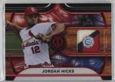 2022 Topps Tribute Stamp of Approval Relics Red /10 Jordan Hicks #SOA-JHI
