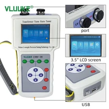 VLUUKE  Handheld LCD Display High Voltage Transformer Turns Ratio Tester HV TTR