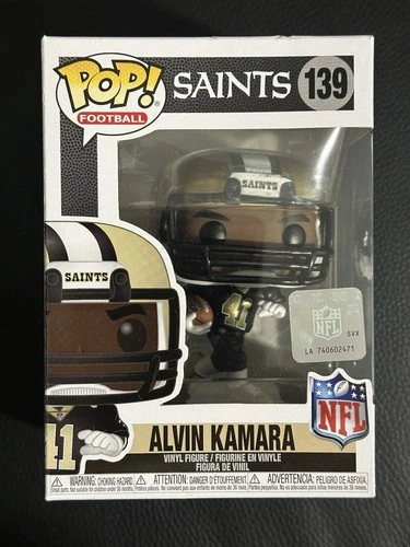 Funko Pop! Vinyl NFL Alvin Kamara 139 New Orleans Saints Football