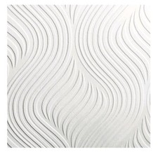 Superfresco Paintable Curved Wallpaper | Texture White Durable