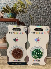    PopSockets PopGrip Premium 2 Grip  Stand Foil Confetti Rose Gold  Leaf   