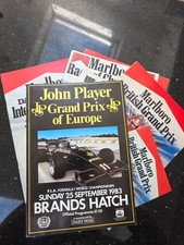 Formula One Programmes from 1979 to 1983