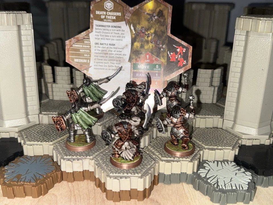 Figuras y tarjetas impresas/pintadas en 3D Heroscape Death Chasers Of Thaesk X2 Squads Foto 3 de 4