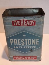 Lata anticongelante Eveready Prestone de colección de 1 galón con tapa extraíble colector Ca