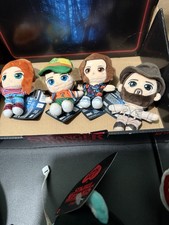 Jazwares Stranger Things Collectible Plush Dolls Set of 4 RARE and sold out