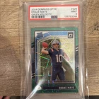 2024 Panini Donruss Optic - Rated Rookie Drake Maye Green Velocity Prizm PSA 9