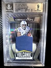 2020 Panini Obsidian Volcanic Materials Jonathan Taylor Elec Ylw /25 Etch RC