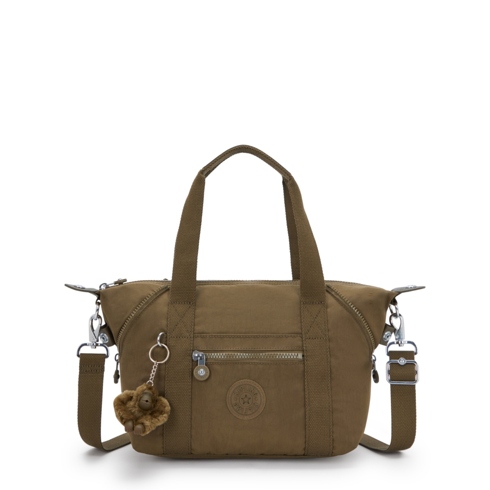 Kipling Medium Handbag ART MINI Shoulder Bag in SMOOTH KHAKI SS2026 RRP £88