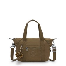 Image of Kipling Medium Handbag ART MINI Shoulder Bag in SMOOTH KHAKI SS2026 RRP £88