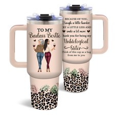 Bestie Gifts for Women To My Badass Bestie Stainless Steel Insulated Mug 1PCS