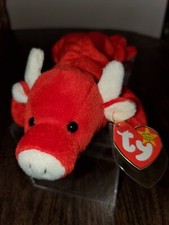 TY Beanie Baby "Tabasco" Very Rare 1995, Bulls, Excellent Condition with Tags