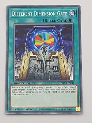 Yu-Gi-Oh! Einzelkarte Different Dimension Gate NM