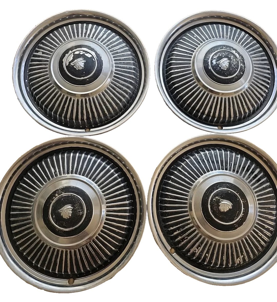 1965 Mercury HUBCAPS 14" Set of 4 Wheel Covers Merc Hub Caps 65 eBay