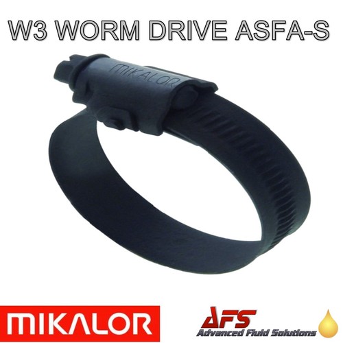Clip de manguera de accionamiento helicoidal de banda de 12 mm Mikalor acero inoxidable ASFA-S Pro abrazadera genuina - Imagen 2 de 10