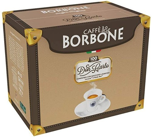 1500 CAPSULE CAFFE BORBONE DON CARLO MISCELA NERA COMPATIBILE CON A MODO MIO - Foto 2 di 4