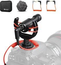 MU1 Universal Shotgun Camera Microphone, Professional Cardioid Directional Video