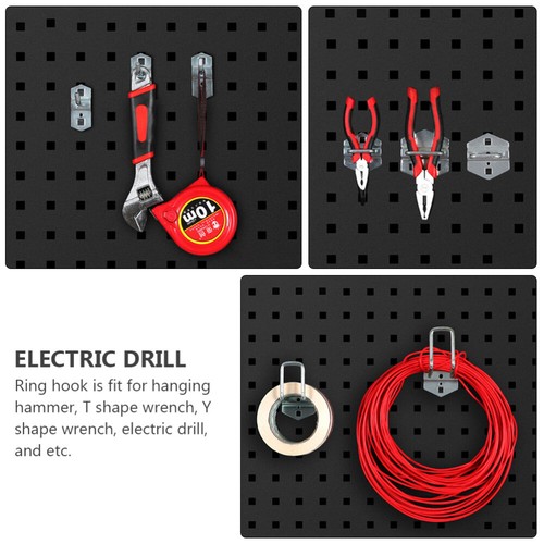 Hardware Tool Hook Set Pegboard Shelving Hooks Wall Work Hanger for Organizer - Picture 8 of 12