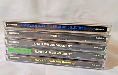 lot of 5 ps1 (PlayStation One) games Bundle. Black label CIB w/ reg cards