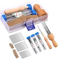 Wool Felting Needle Tool, Wool Felting Tool Kit with 3 Sizes Felting Needles Box