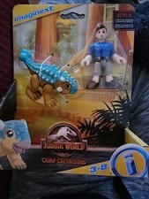 Fisher Price Imaginext Jurassic World Camp Cretaceous Ankylosaurus Bumpy  Ben