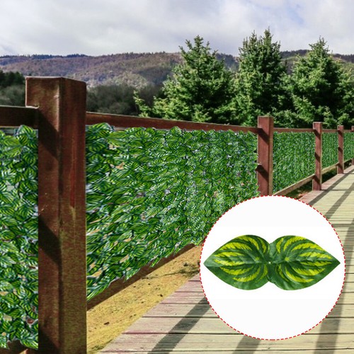1X0.05M Artificial Ivy Leaf Screening Privacy Hedging Garden Wall Landscaping - Picture 11 of 12