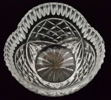 Tipperary Leaded Irish Cut Crystal 3-1/4" Bowl w Scalloped Rim