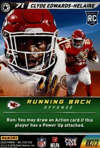 2020 Panini NFL Five TCG Clyde Edwards-Helaire #RK273