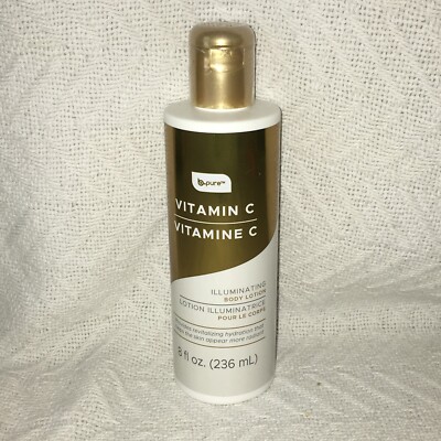 b.pure Vit C Body Lotion/Lotion Illuminating 8floz/236ml New Bottle