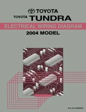 2004 Toyota Tundra Wiring Diagrams Schematics Layout Factory OEM