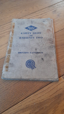 RILEY 4/ SIXTY EIGHT UND 4/ SEVENTY TWO DRIVER HANDBOOK