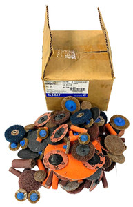 ASSORTED SANDING DISCS & CARTRIDGE ROLLS ***LOT OF 127***