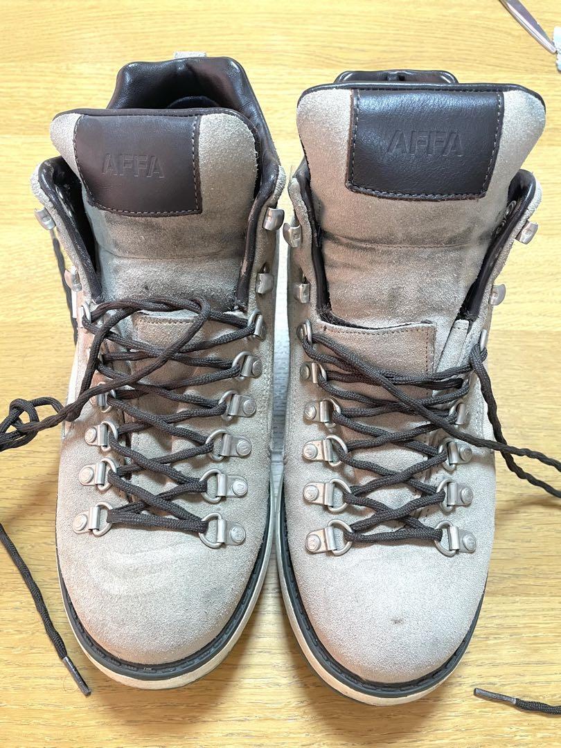 visvim×affa check design trekking boots Rare Limited Edition Visvim X Affa Plaid Trekking Boosneaker for