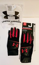 Under Armour - Clean Up Baseball Batting Gloves. Size YSM. New Never Worn.