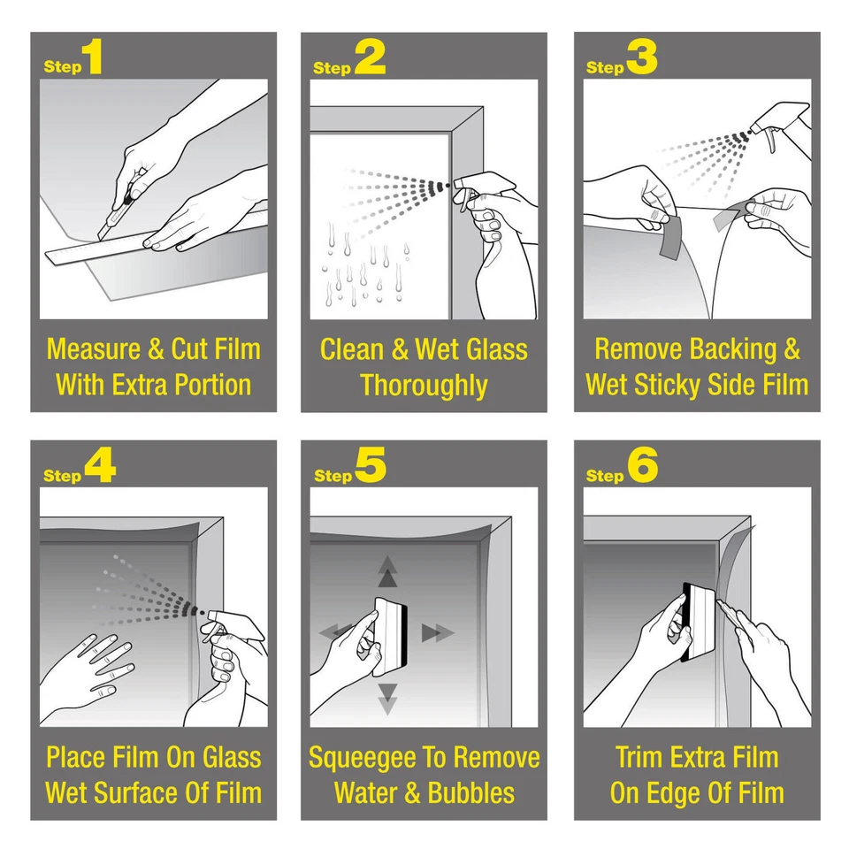 Specchio Privacy un Modo Pellicola Finestra Argento Blu Verde Bronzo Riflettente - Immagine 3 di 4