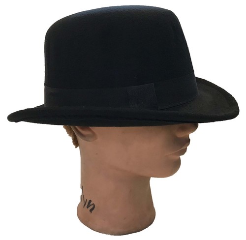 Cappello arrotolabile stile britannico Bowler Dervy Fedora - Foto 2 di 10