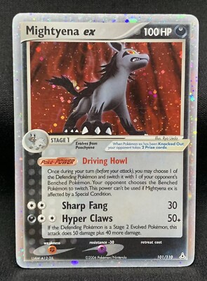Mightyena ex 101/110 Ultra Rare Ex Holon Phantoms (LP/NM) | eBay