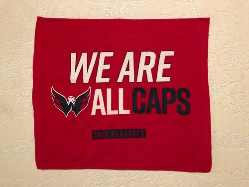 2018 WASHINGTON CAPITALS Rally Towel Hockey Caps /Playoffs Promotion Stanley Cup | eBay