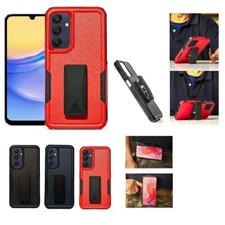 For Samsung Galaxy A25 5G, Dual Layer Swivel Belt Clip Case Cover Kickstand