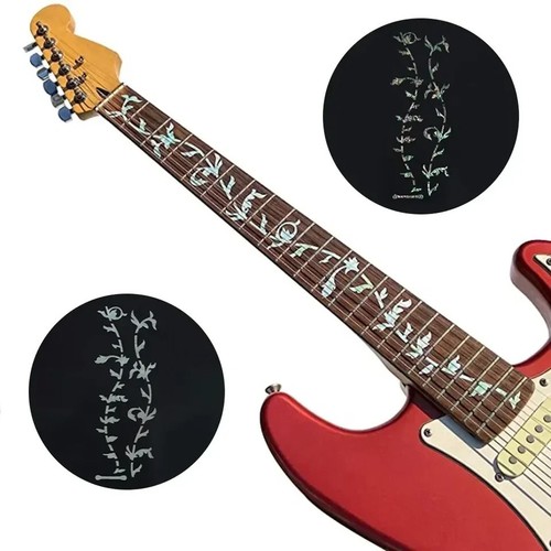 PET Fretboard Sticker Flower Pattern Super Thin Removable for Guitar Decoration - Picture 19 of 24
