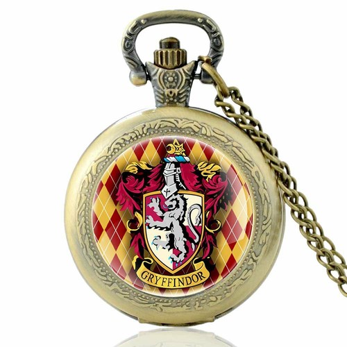 Lo Steampunk Harry Potter Grifondoro Orologio Da Taschino Quarzo Collana  Con Ciondolo Antico | eBay
