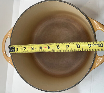 クーザンス　鉄鍋　24cm cousances vintage used Vintage Cousances Le Creuset BeigeEnameled #24 Cast Iron