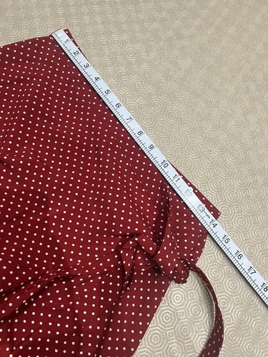 NASTY GAL Polka Dot Ruffle Faux Wrap Mini Skirt (Size UK 10) - Picture 8 of 9