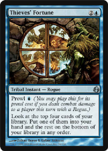 Morningtide MTG Thieves' Fortune X4 Foil 4X MTG Magic the Gathering DJMagic  