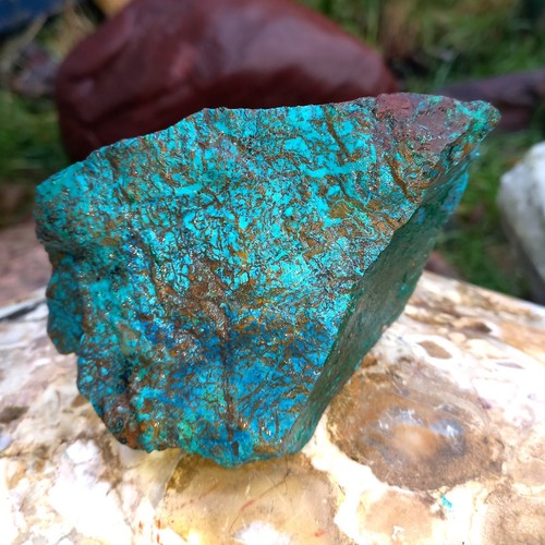 0,39Kg Schattuckit CHRYSOKOLL Shattuckit Dioptas Türkis Azurit Malachit Nr.Z Zen - Bild 6 von 6