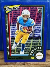 2022 Panini Classics - Timeless Tributes Light Blue #160 Isaiah Spiller /125