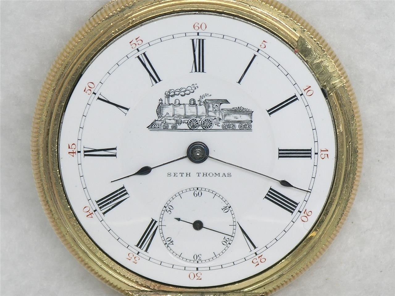 Seth Thomas Watch Co. Grade 182 Pocket Watch image 2
