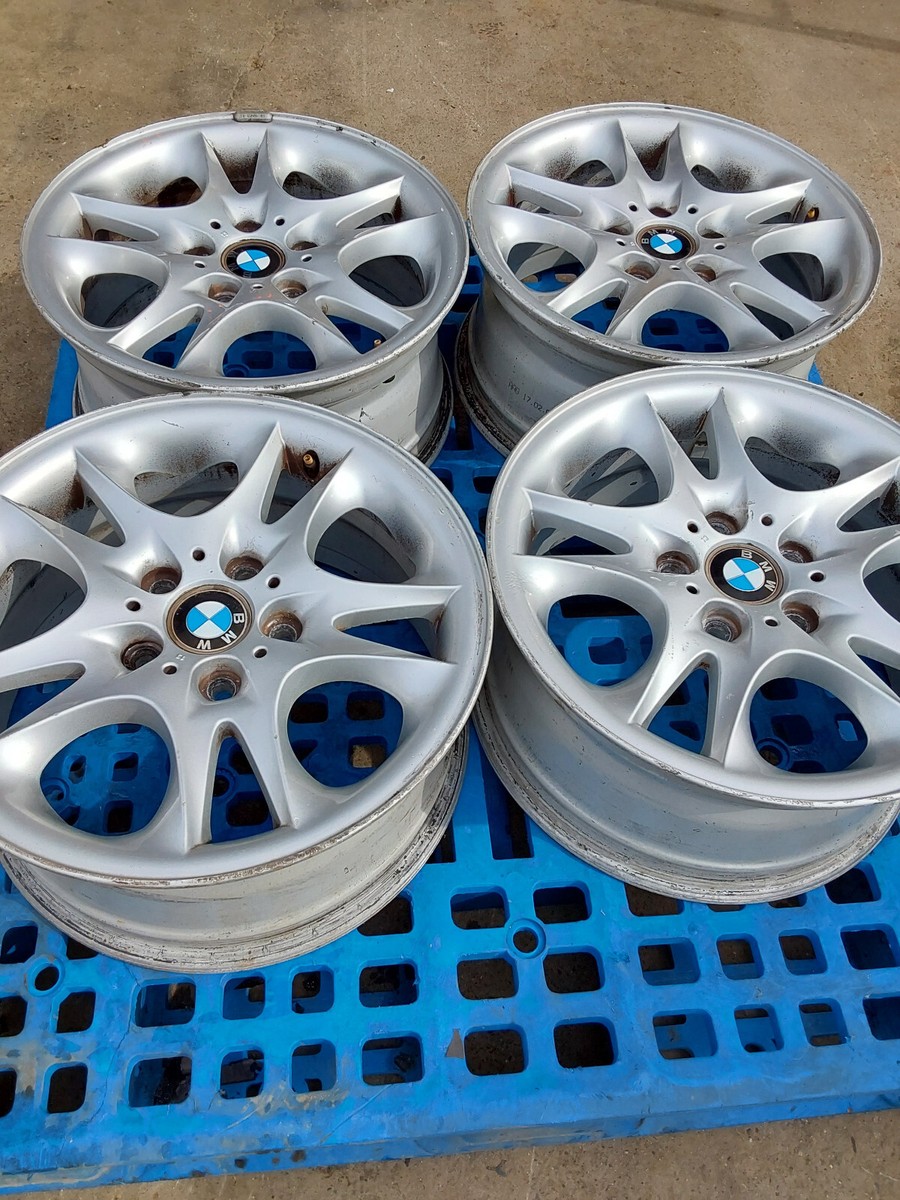 BMW X3 E83 double-spoke alloy rim 8J*17EH2 IS46 set of 4 OEM | eBay