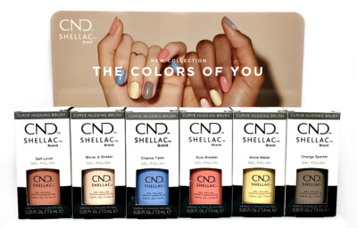 Cnd Shellac Gel Polish - THE COLORS OF YOU 2021 Collection .25oz/7.3ml Pick Any 