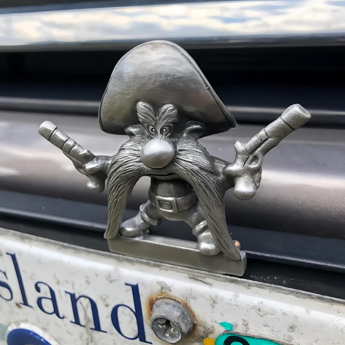 Trucks Hood Ornament Cartoon Vintage Car Ornaments Inspired by the Classic Anima - Picture 6 of 12