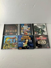 PC GAME LOT OF 6 GRAND THEF AUTO VICE CITY DIABLO GHOST RECON WHIPLASH STAR WARS